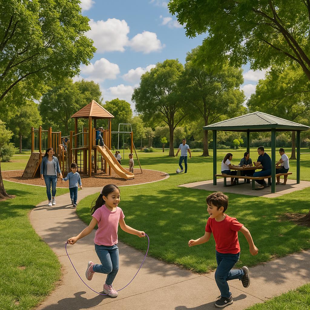 Family-friendly park in Springvale