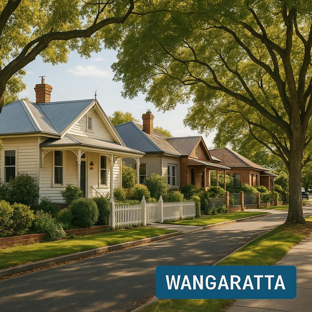 Established Wangaratta neighborhood showcasing charm and potential.