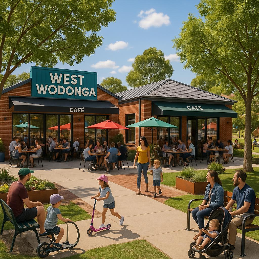 West Wodonga local cafés and community parks