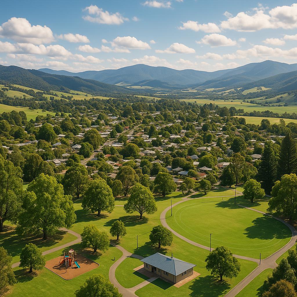 A serene view showcasing Yarra Junction's natural beauty