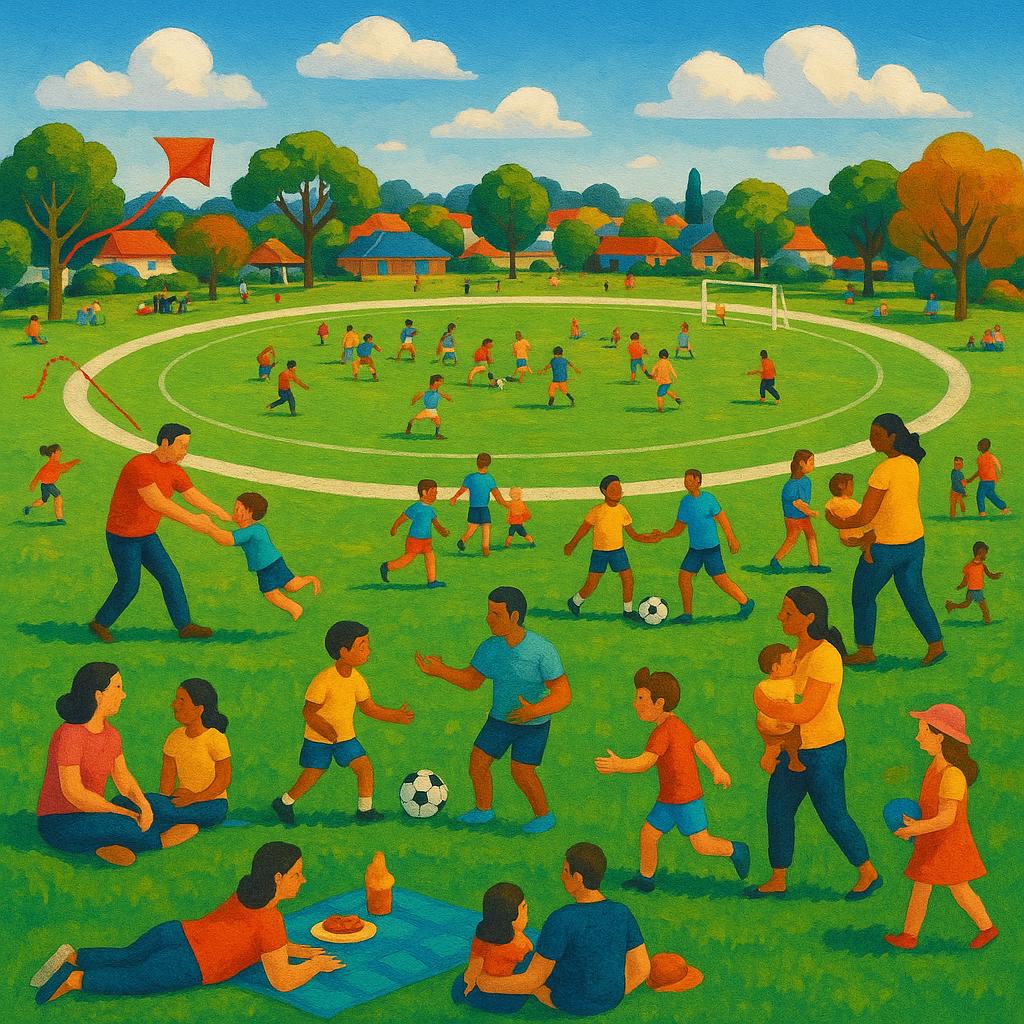 Sports oval in Anangu Pitjantjatjara Yankunytjatjara