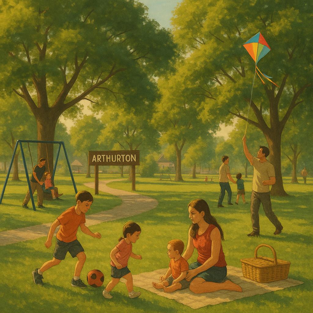 Family community park in Arthurton