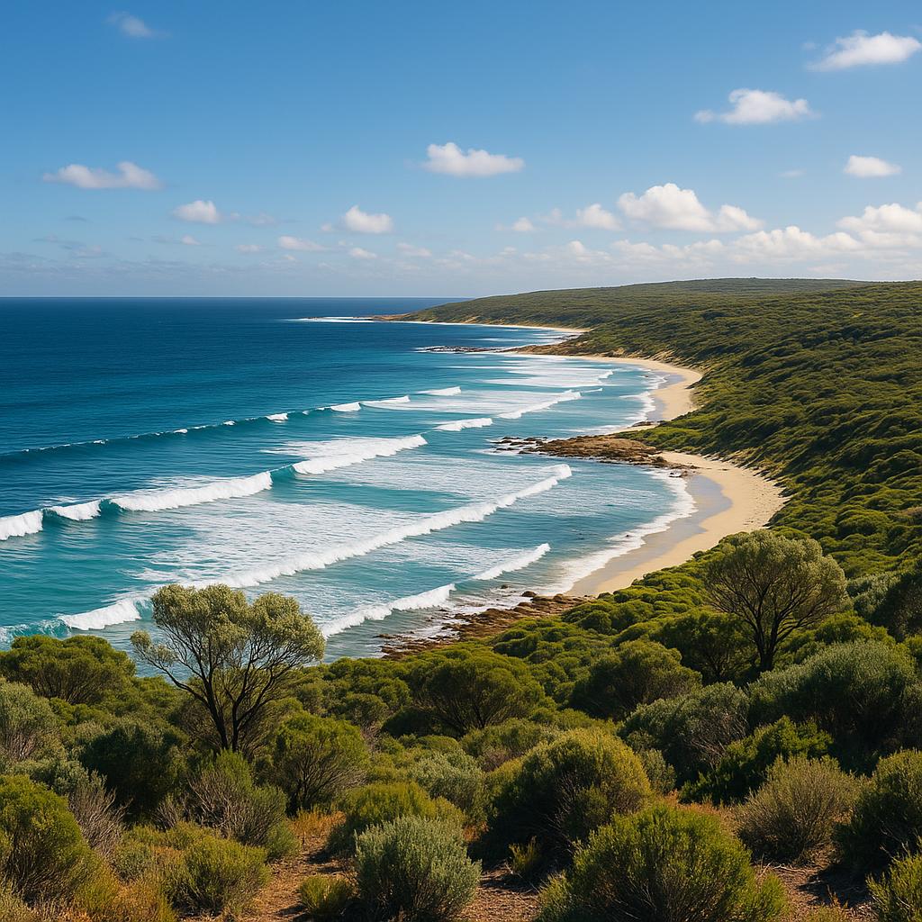 Coastal view of Augusta, Western Australia
