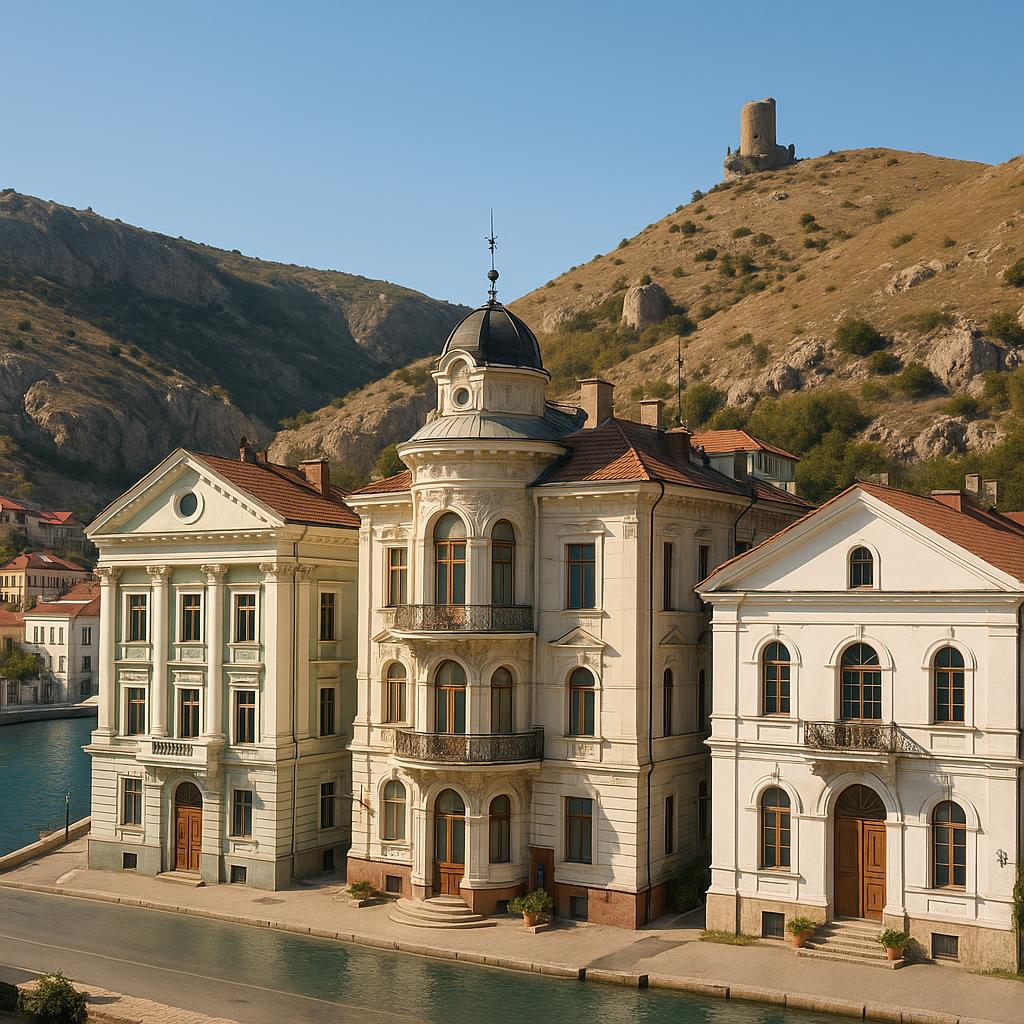Heritage buildings in Balaklava