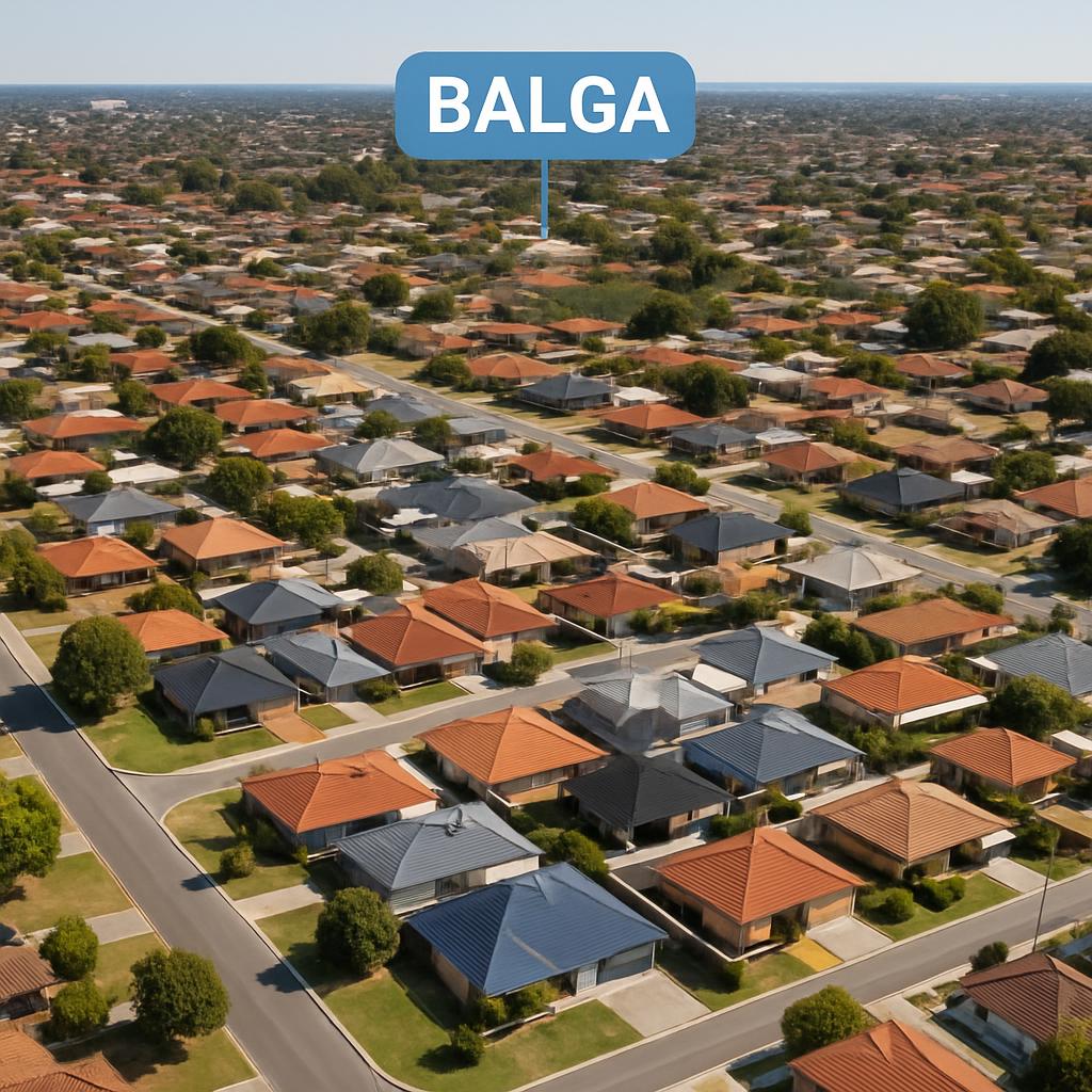 Aerial view of Balga suburb