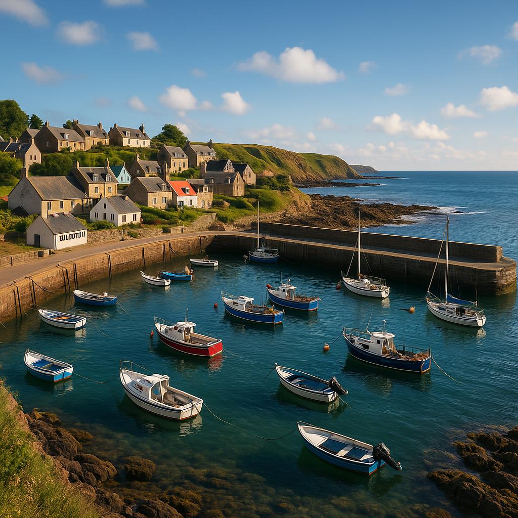 Scenic coastal view of Balgowan