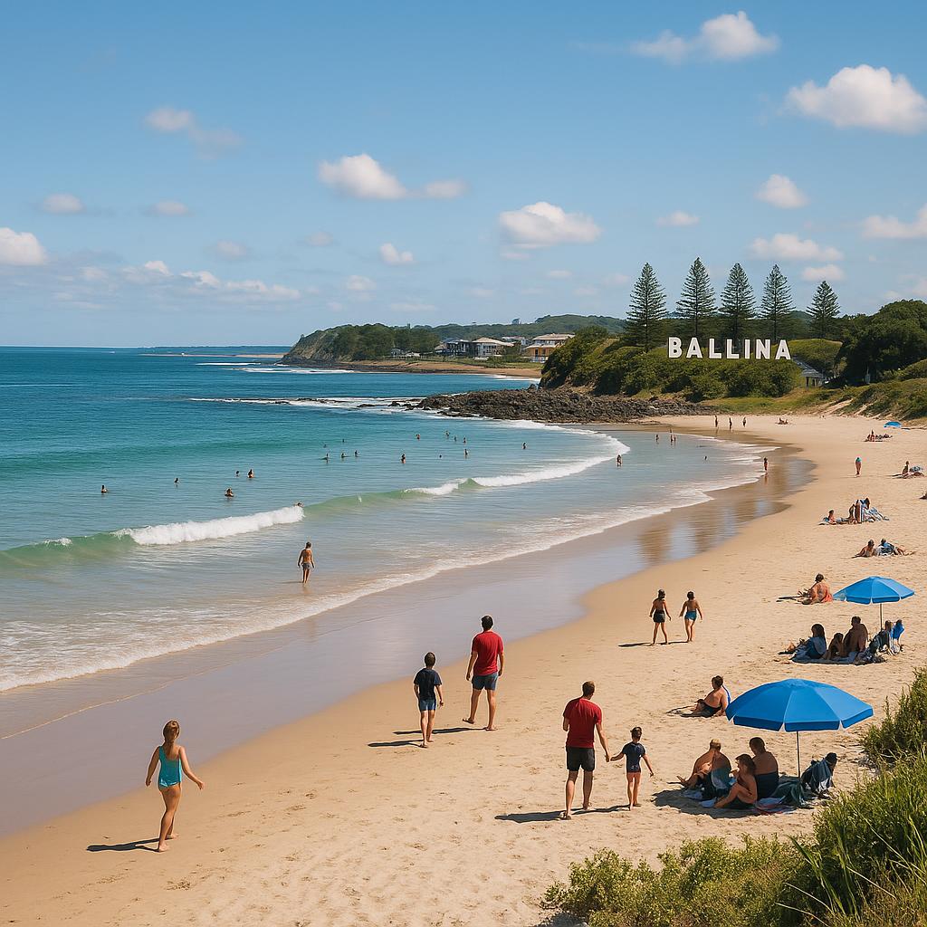 Beach in Ballina, New South Wales