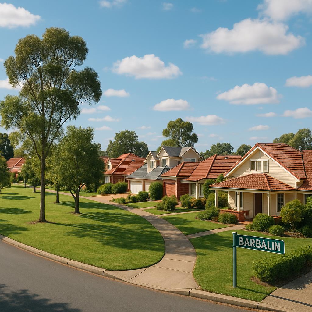 Family-friendly suburb in Barbalin with green parks