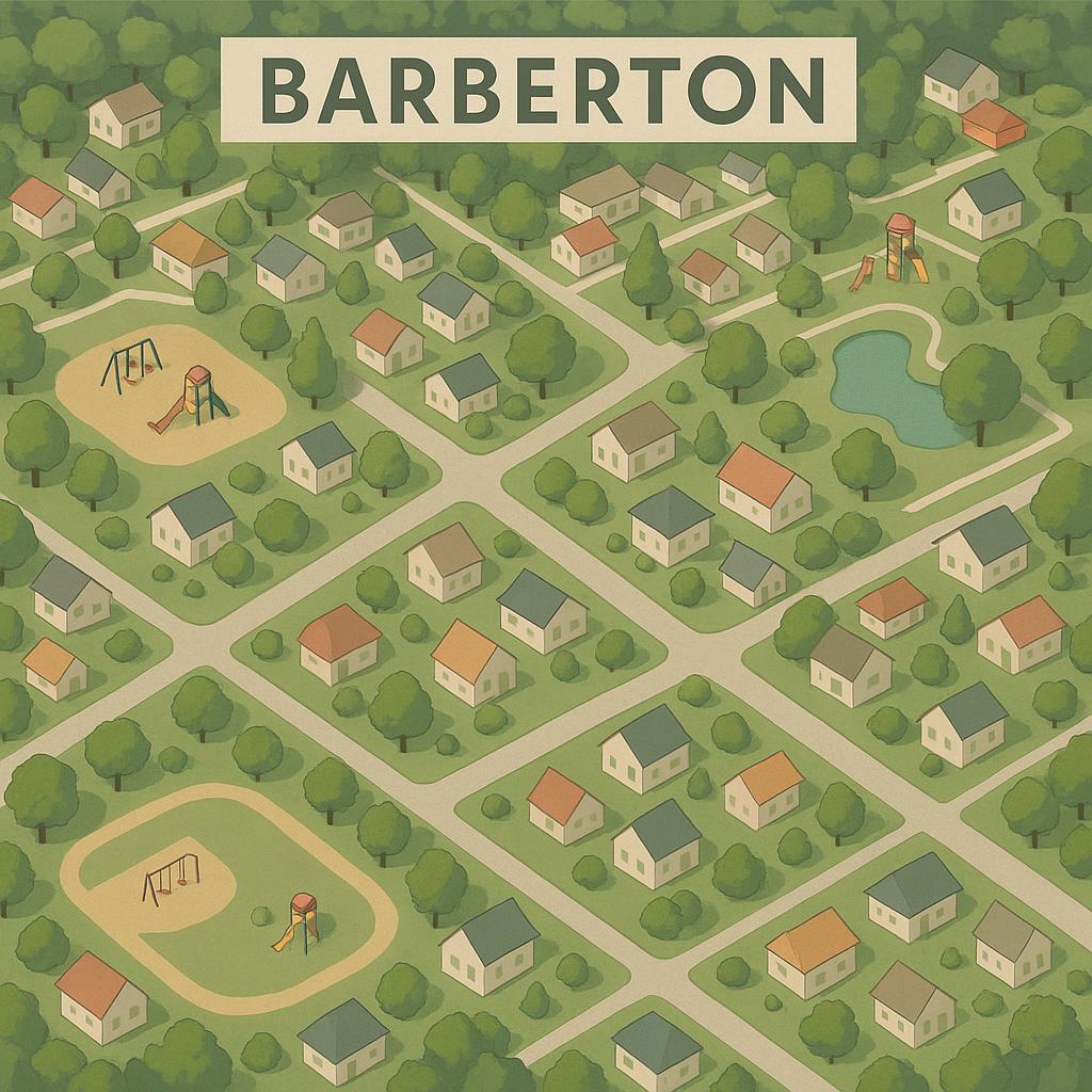 Aerial view of Barberton, Western Australia