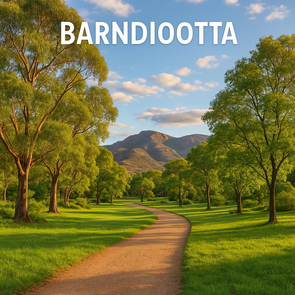 Leafy trail in Barndioota