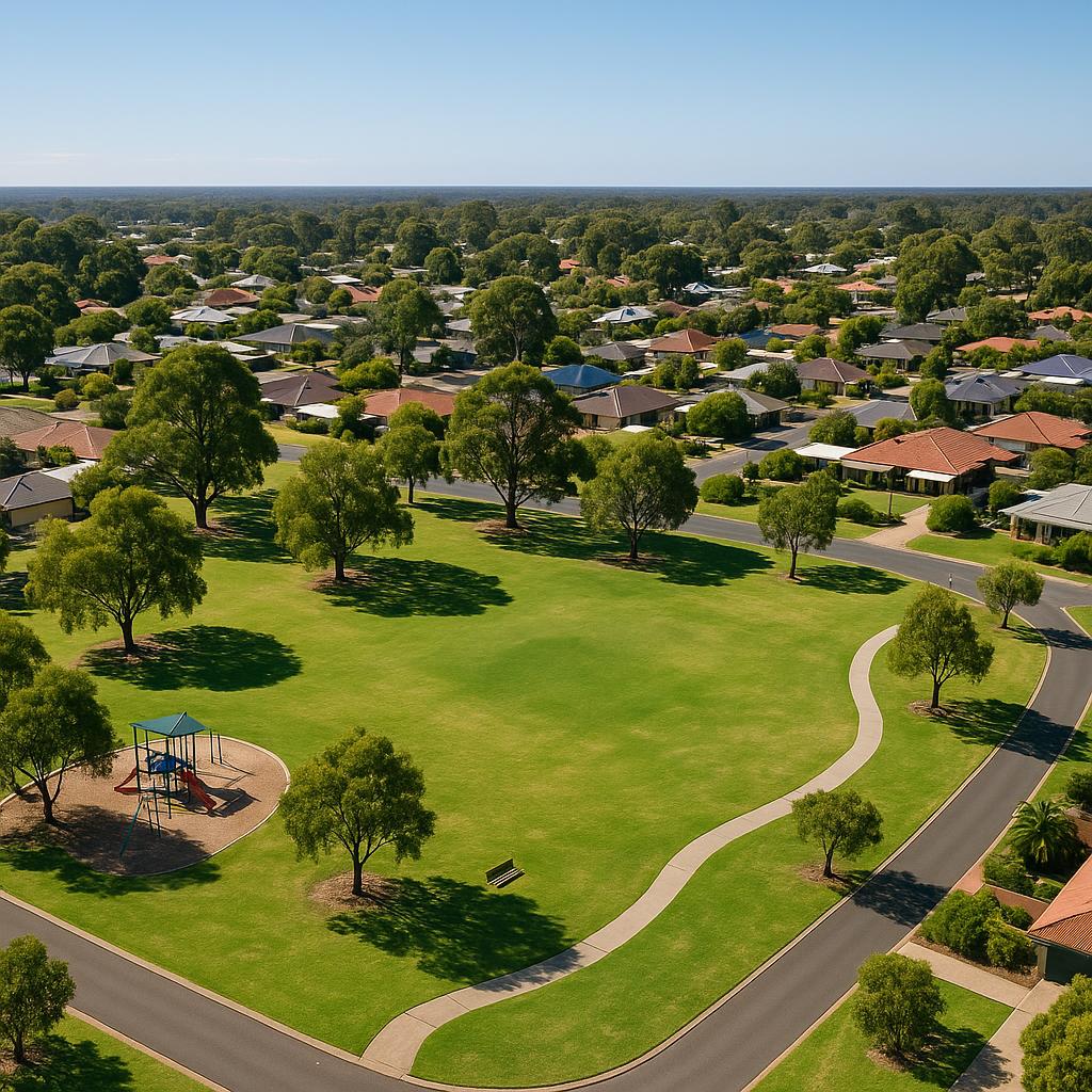 Barragup parks and residential area