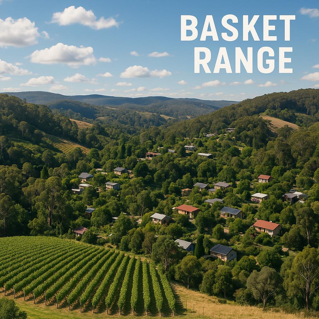 Scenic view of Basket Range