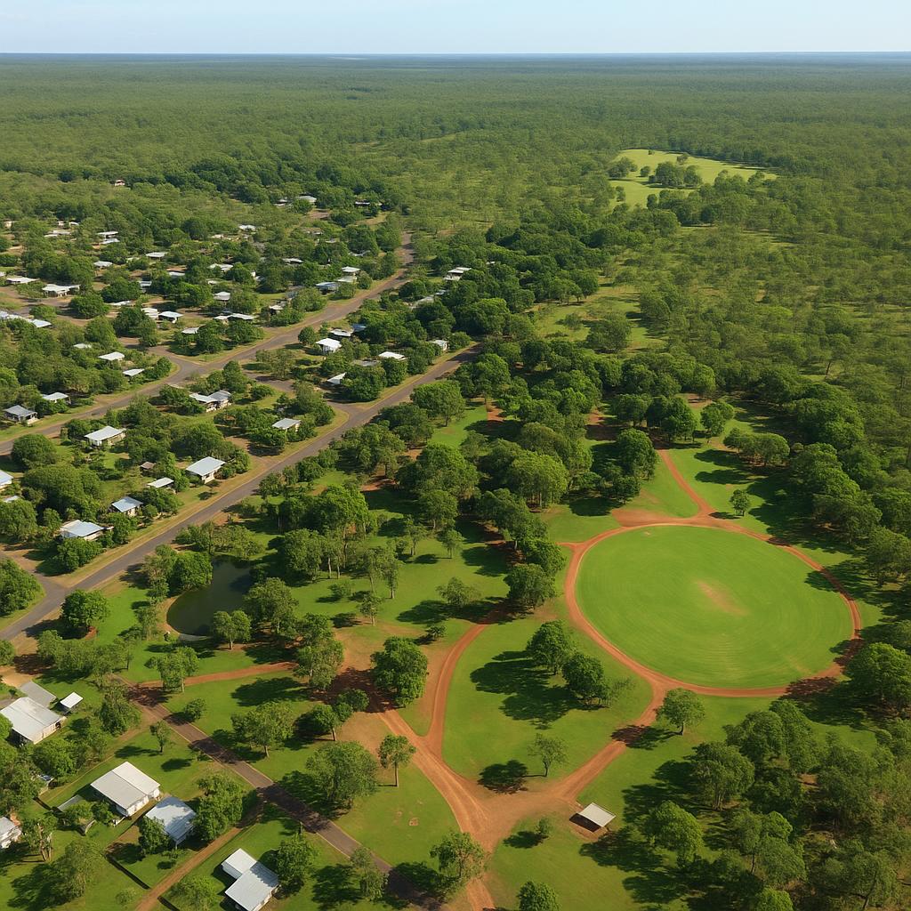 Aerial view of Batchelor