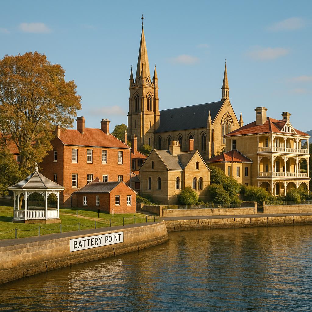 Battery Point waterfront view