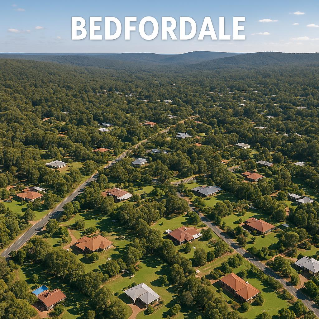 Aerial view of Bedfordale