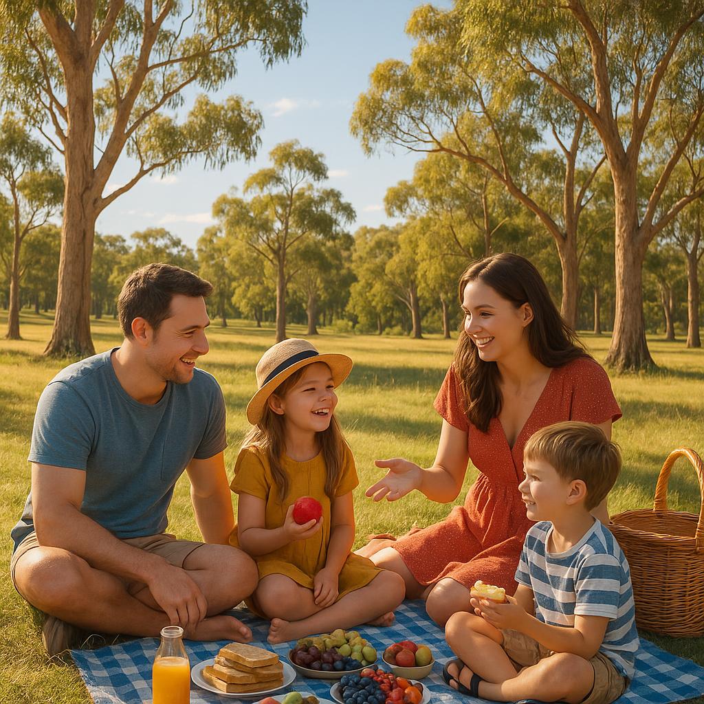 Families enjoying outdoor activities in Beechina