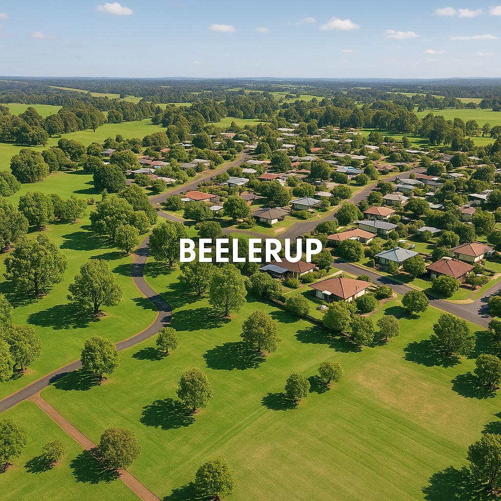 Aerial view of Beelerup, Western Australia