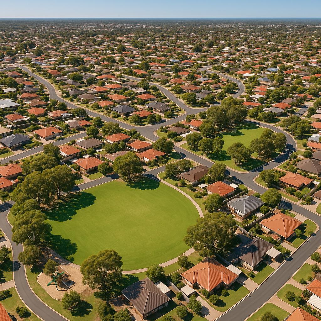 Aerial view of Beldon