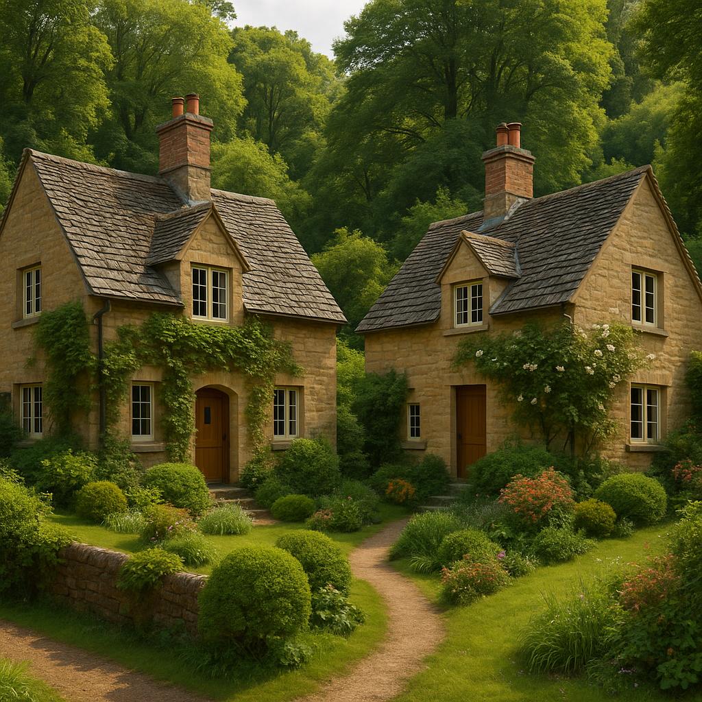 Heritage cottages in Bellevue Heights