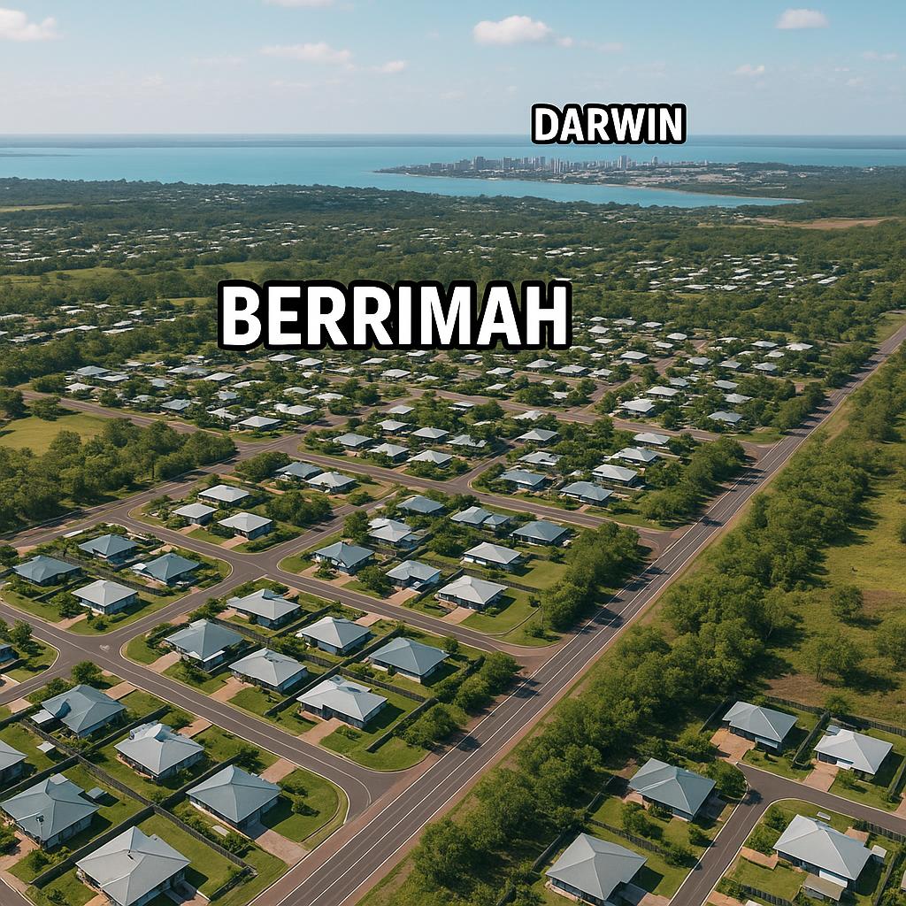 Aerial view of Berrimah