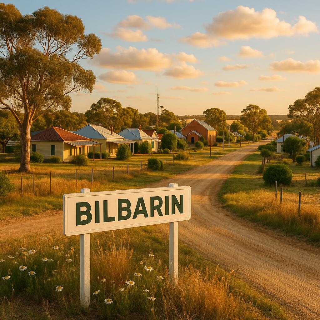 Scenic view of Bilbarin suburb