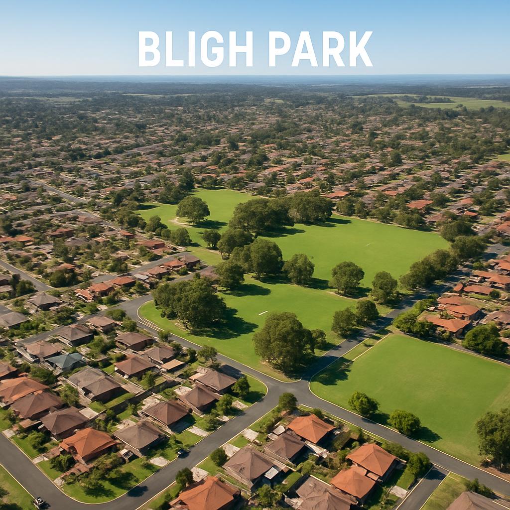 Aerial view of Bligh Park