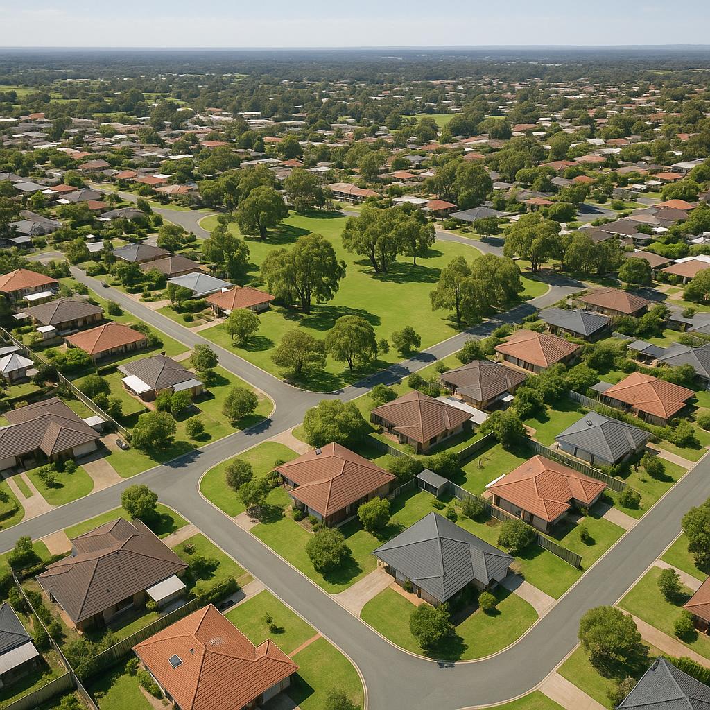 Aerial view of Bodallin