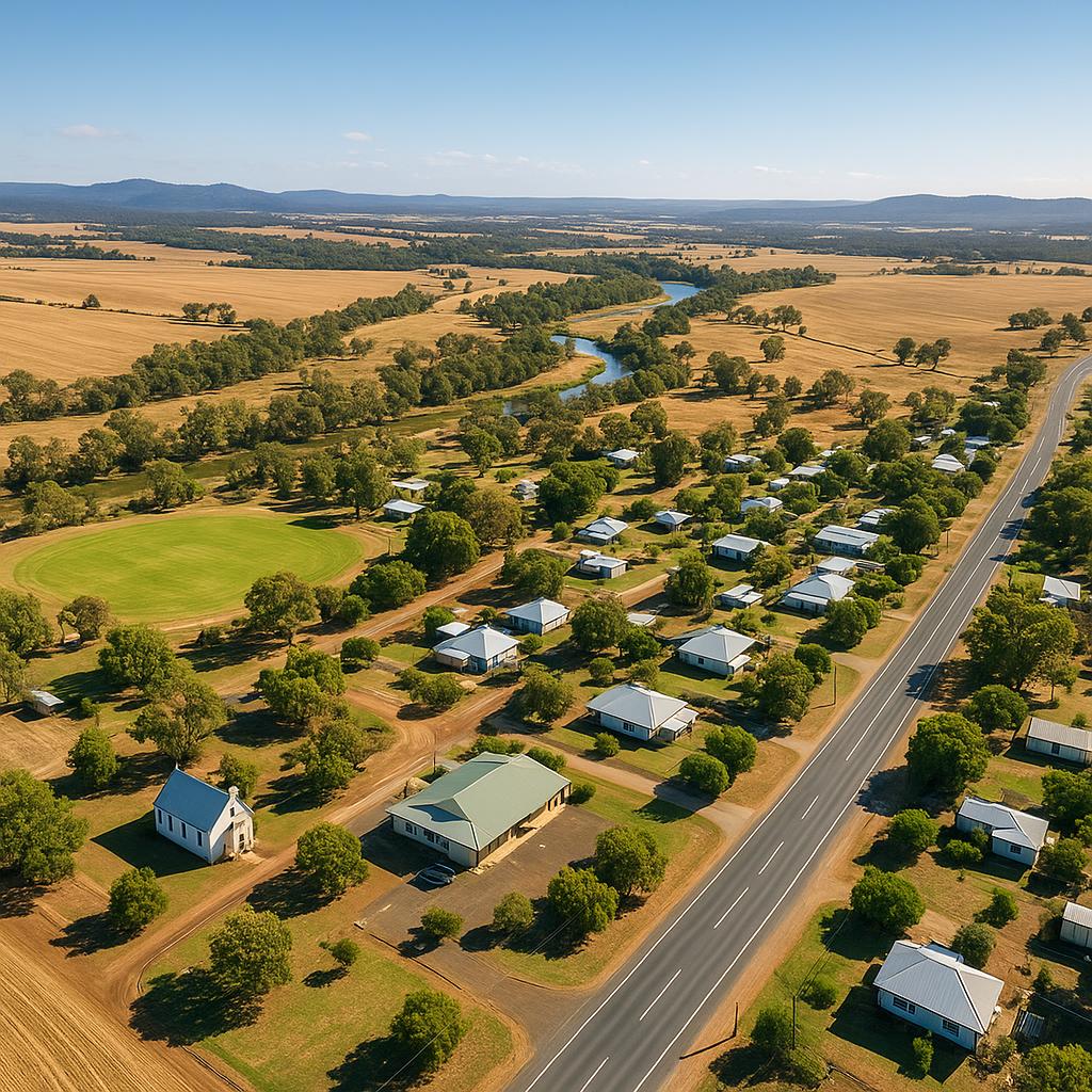 View of Boonanarring's landscape and community features