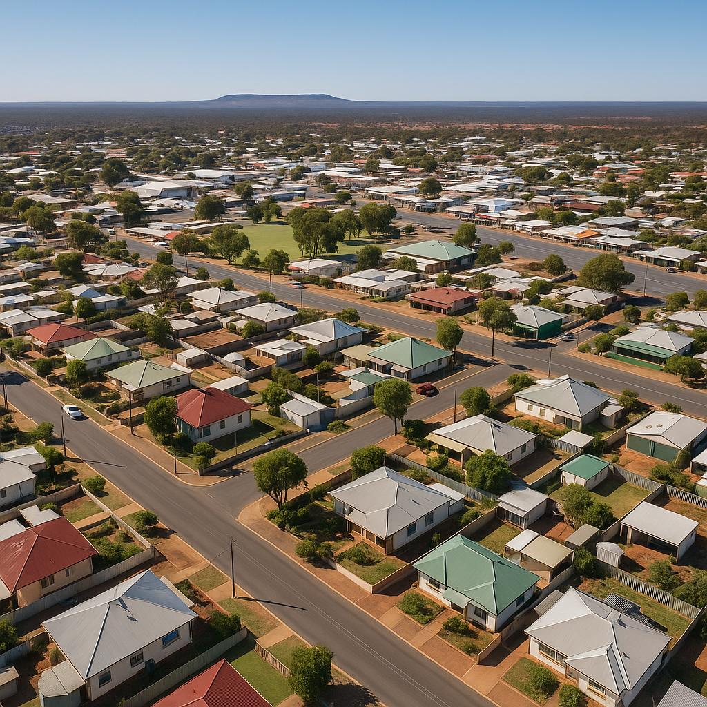 Aerial view of Boulder, WA