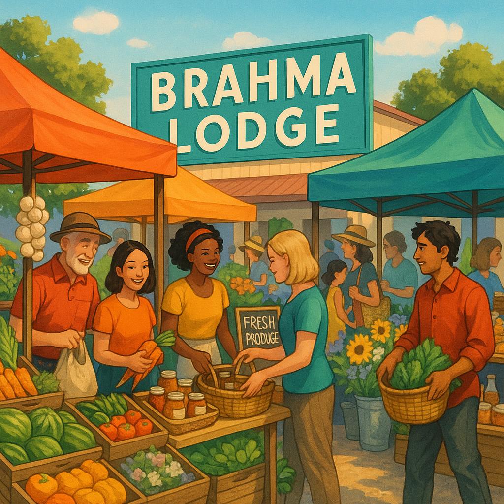Brahma Lodge community market