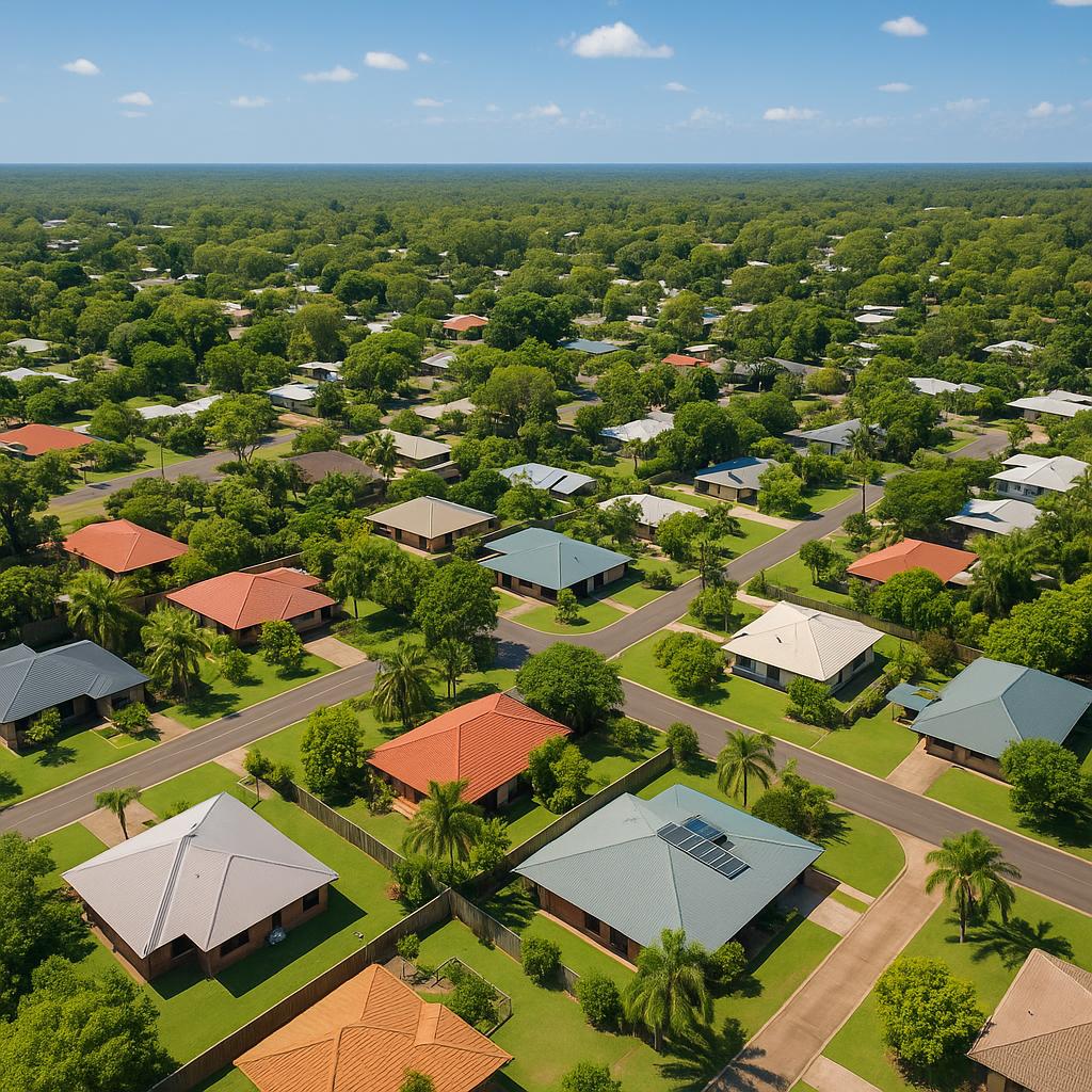 Aerial view of Brinkin, NT