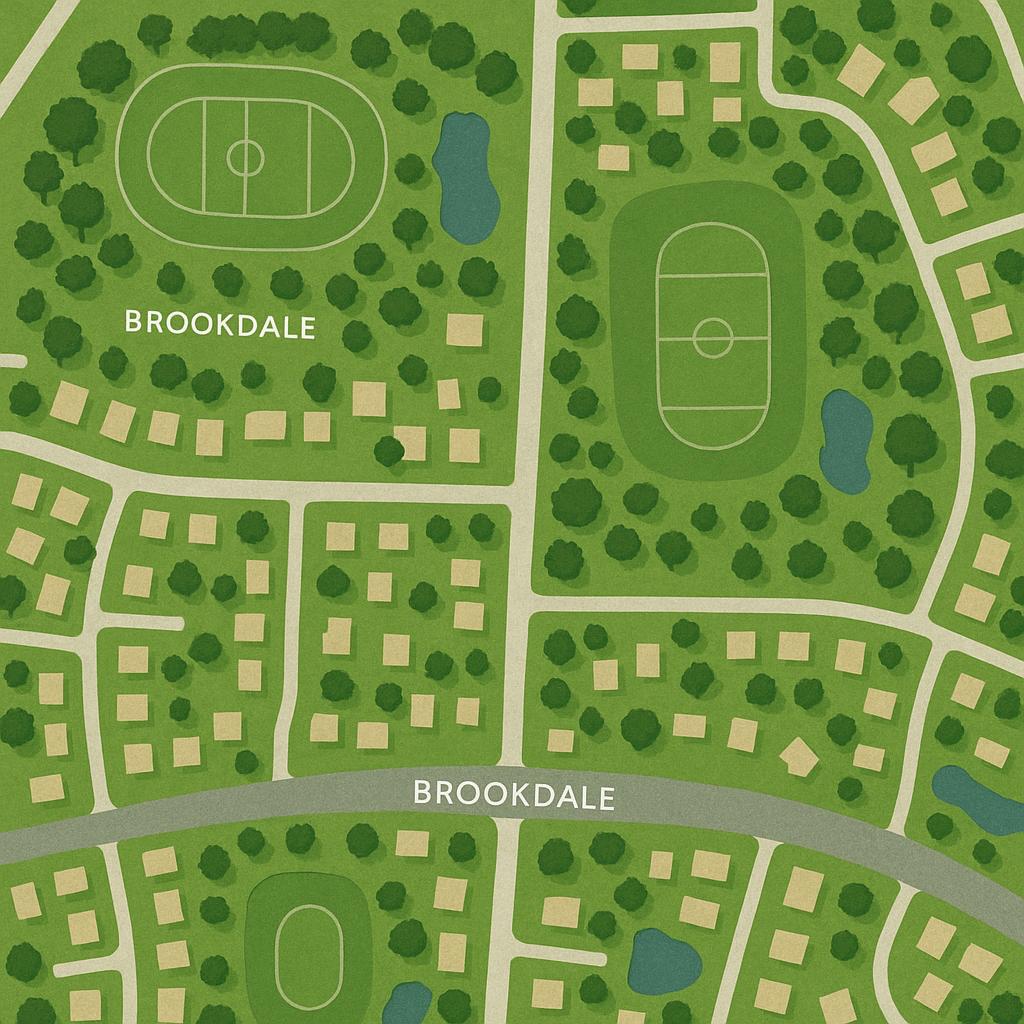 Aerial view of Brookdale in Western Australia