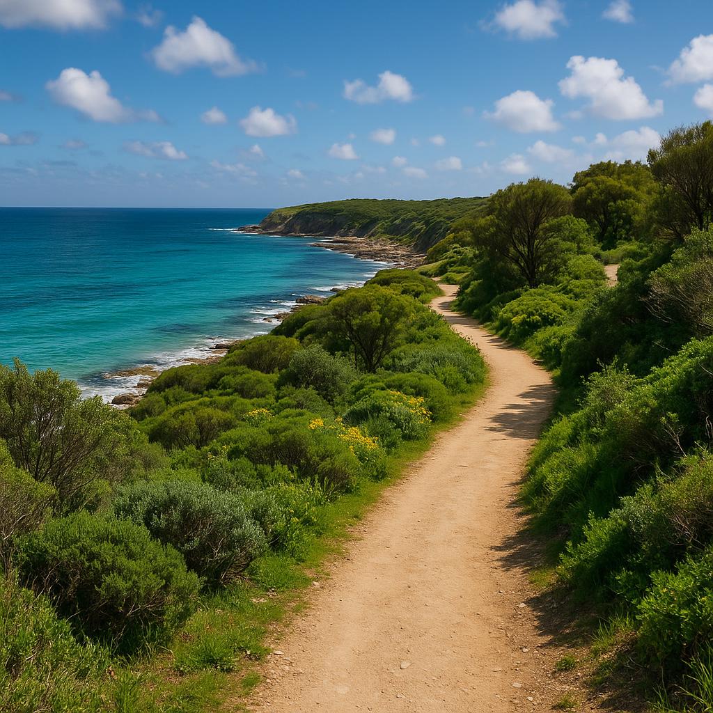 Coastal walk in Brownlow Ki