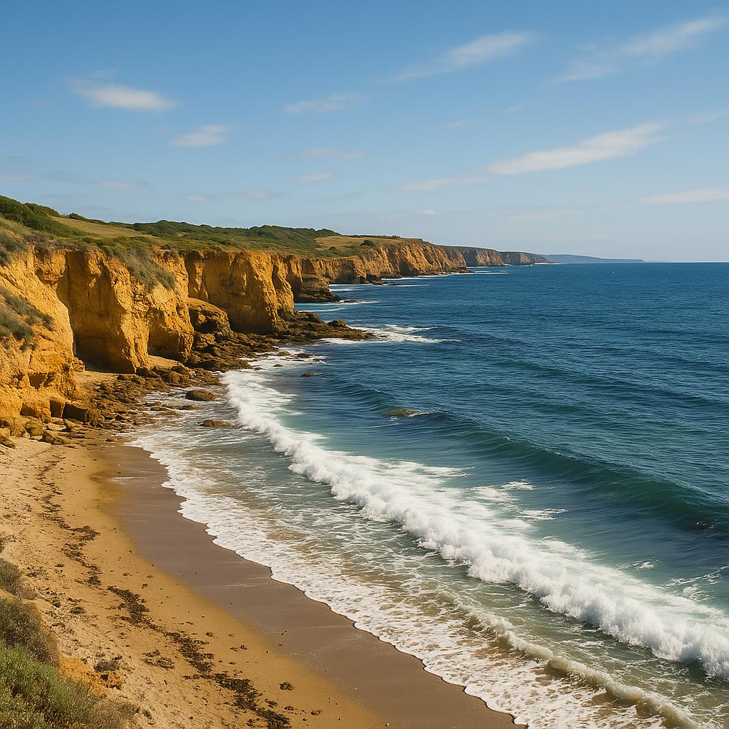 Coastal view of Burnsfield