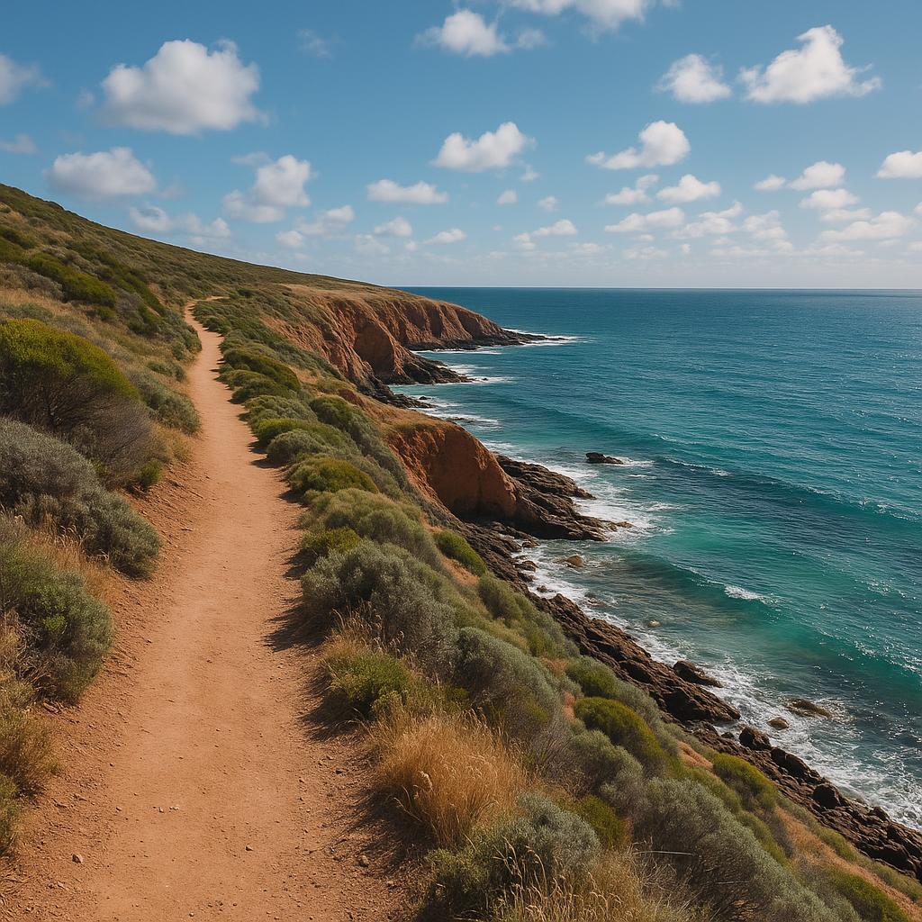 Coastal walk in Canowie with beautiful scenery