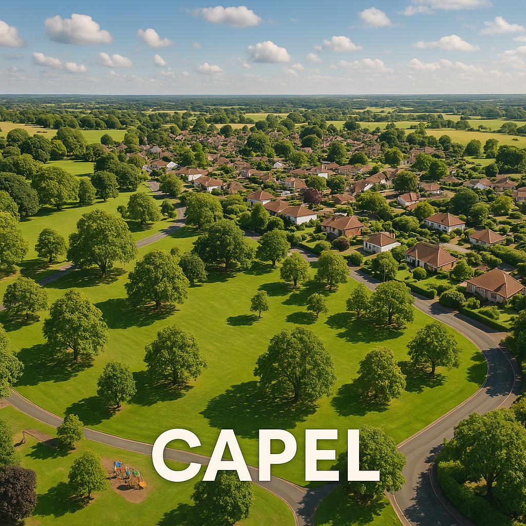 Scenic view of Capel showcasing local parks and residential areas