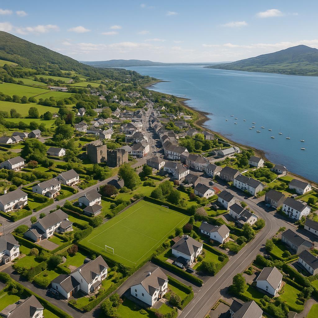 Aerial view of Carlingford