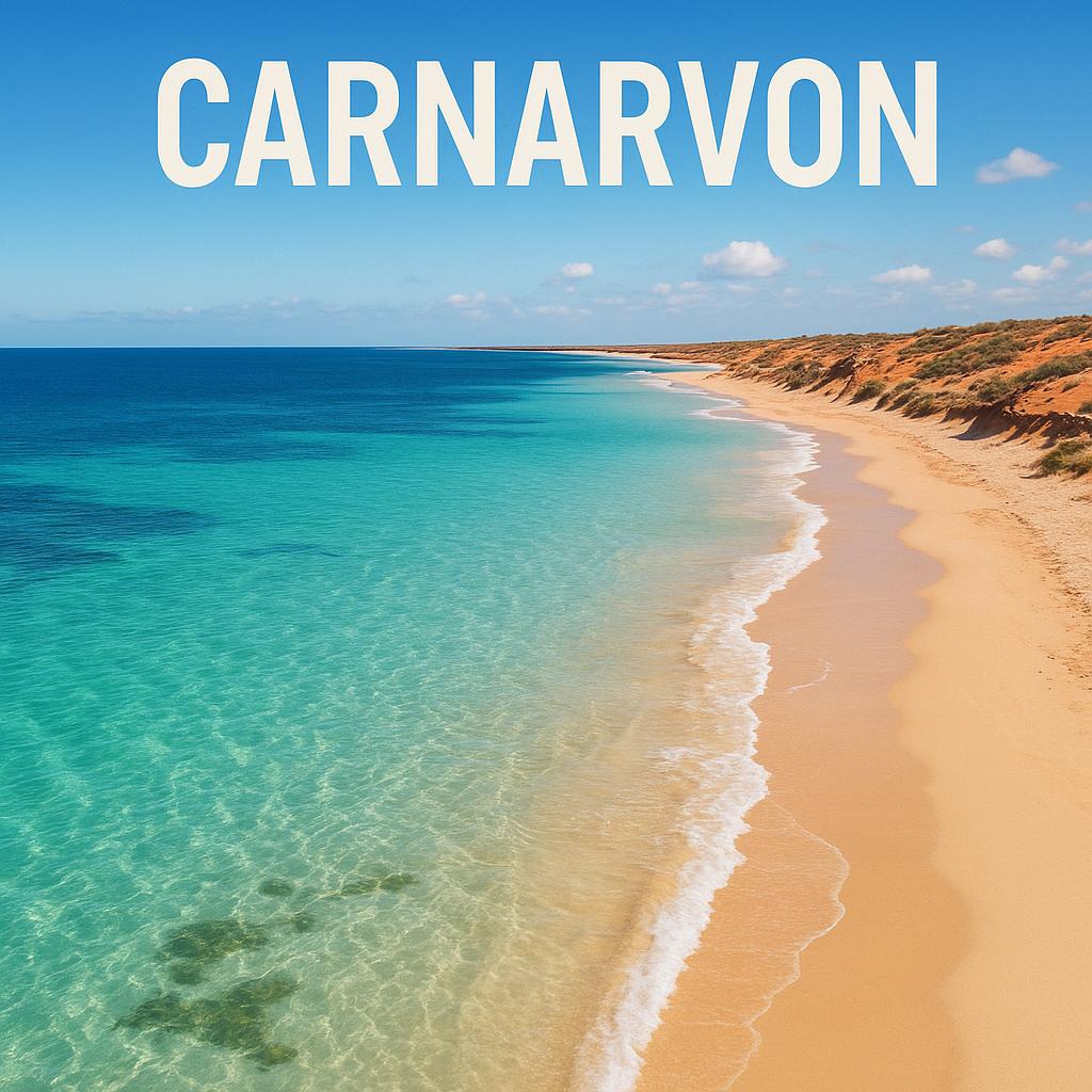 Carnarvon coastline with beaches