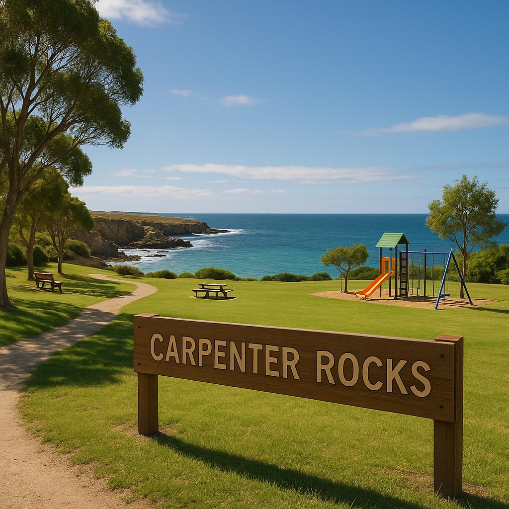 Open spaces in Carpenter Rocks with families enjoying the outdoors