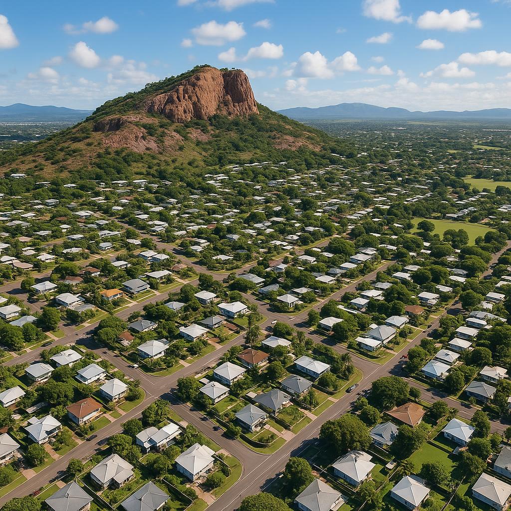 Aerial view of Castle Hill suburb