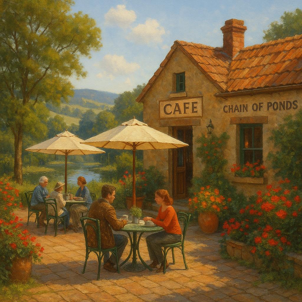 A bustling café in Chain Of Ponds