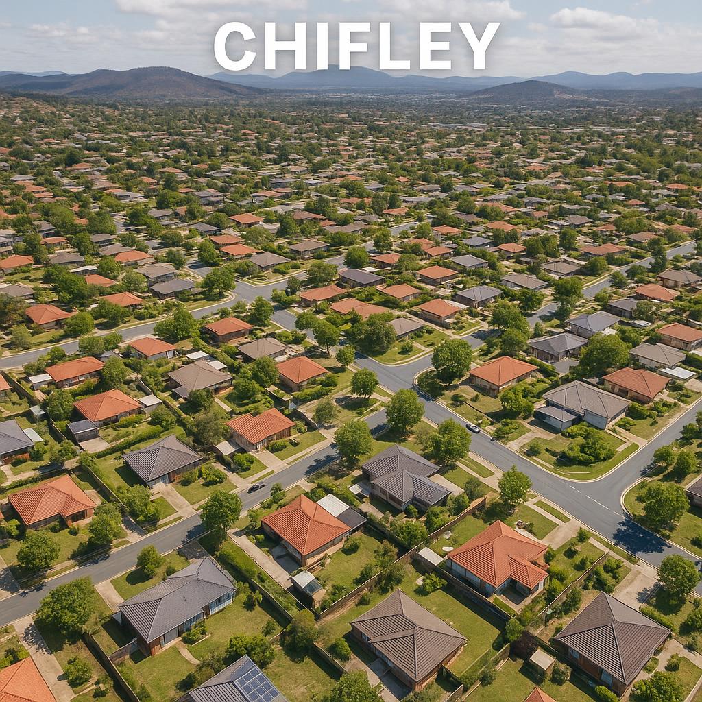 Aerial view of Chifley, ACT