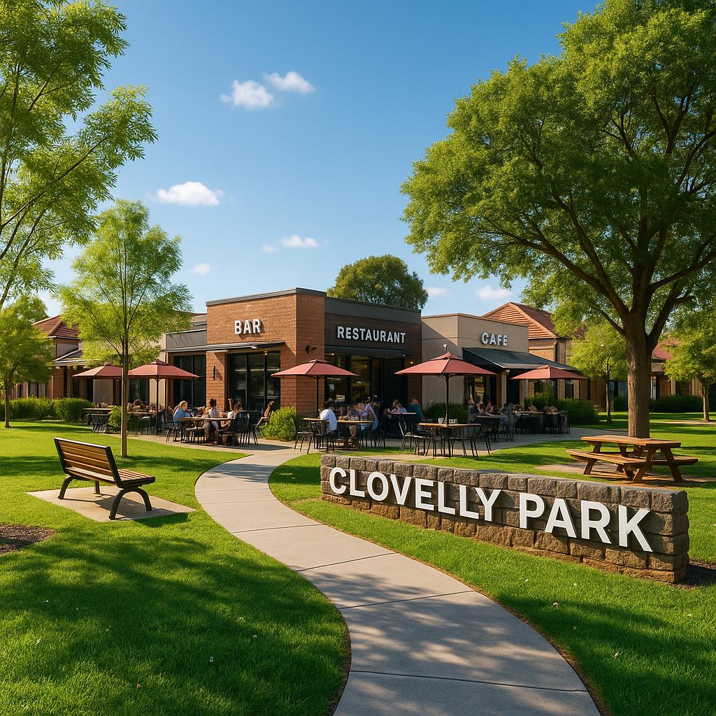 Clovelly Park scenic view with parks and restaurants