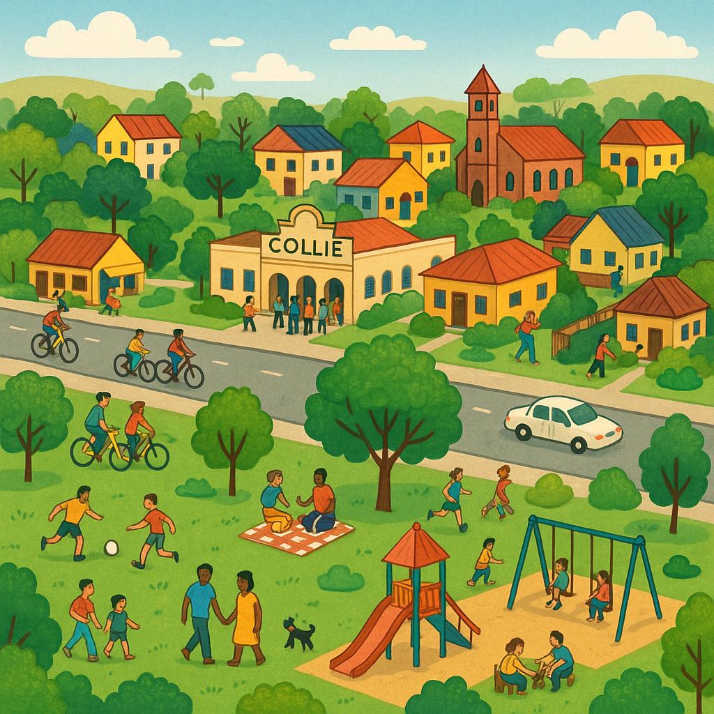 Community life in Collie, Western Australia.