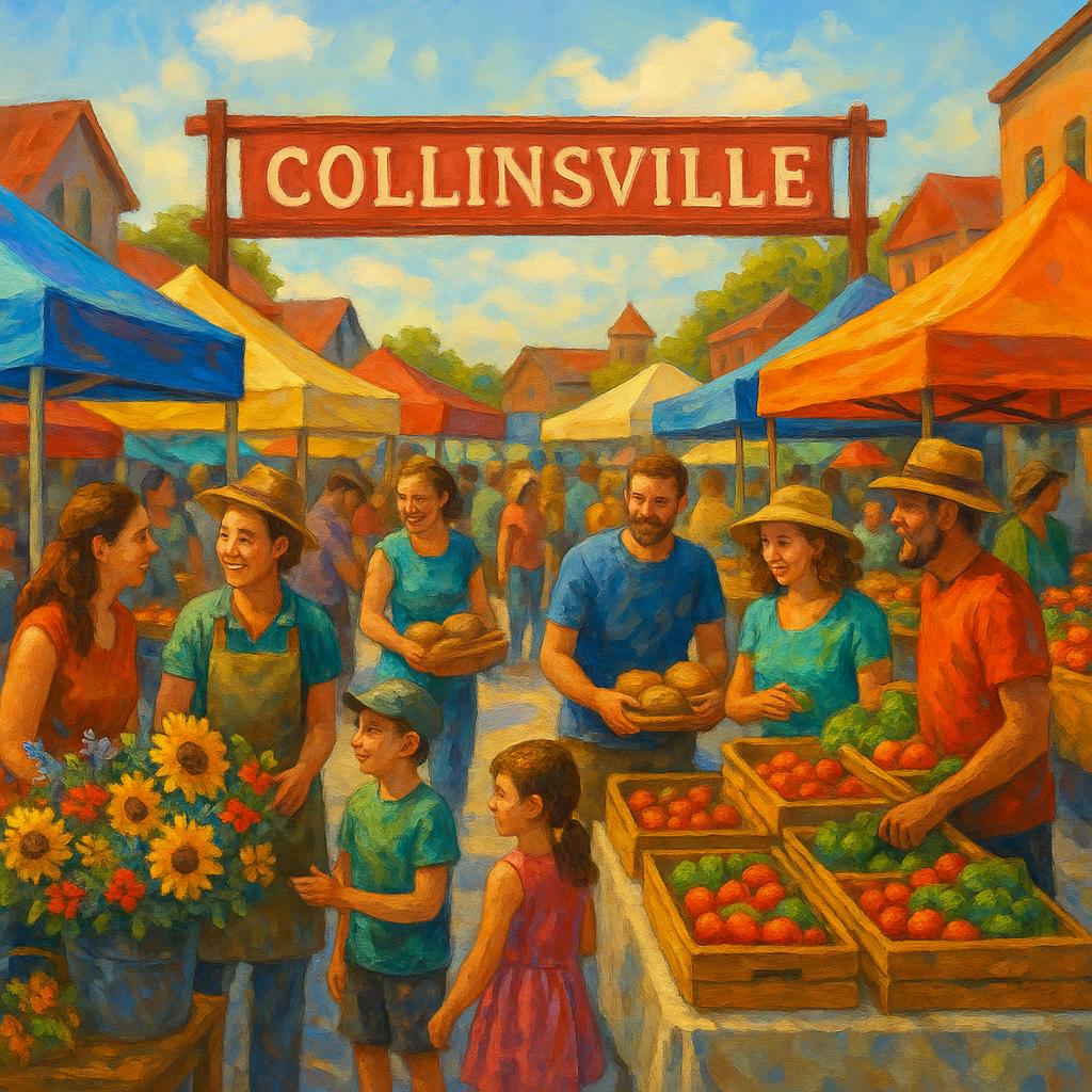 Village market in Collinsville SA