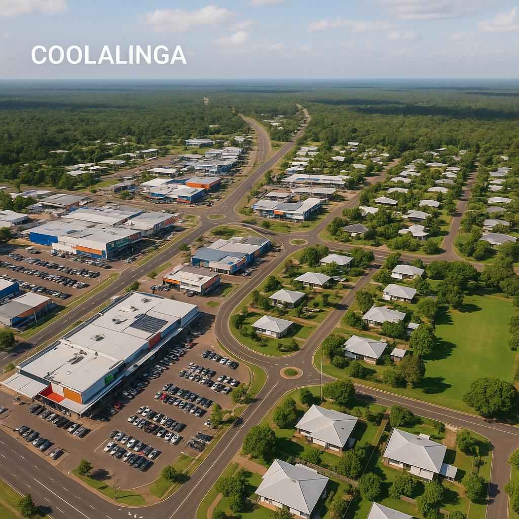 Aerial view of Coolalinga