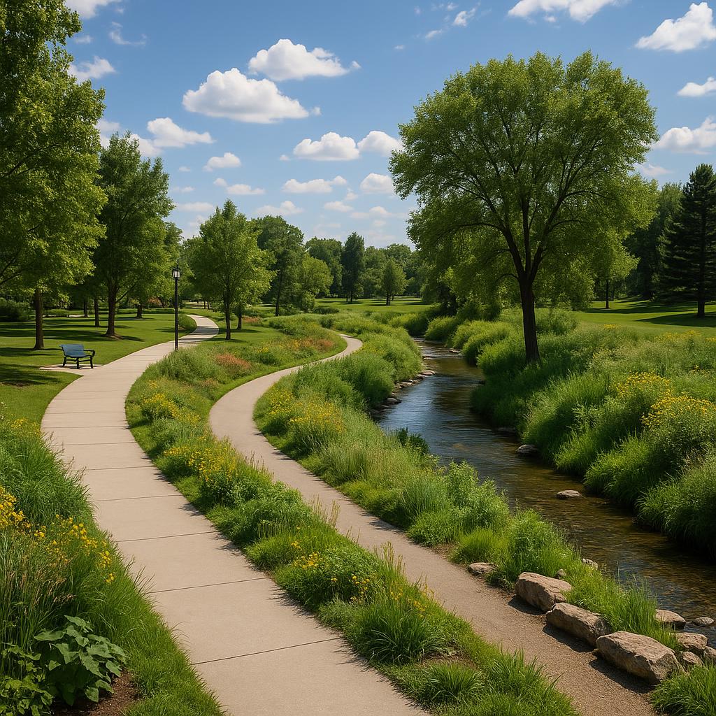 Nature corridors and parks in Cootra