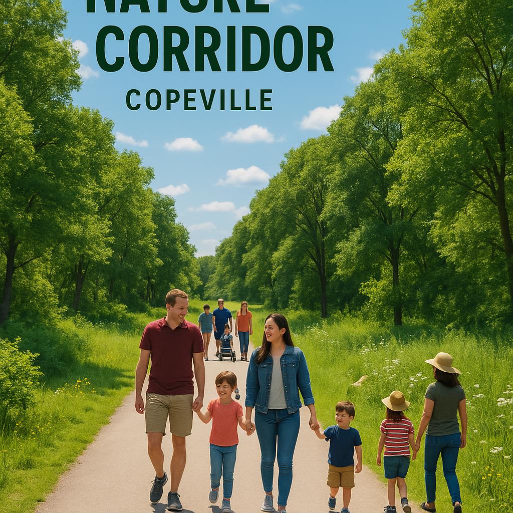 Nature corridor in Copeville