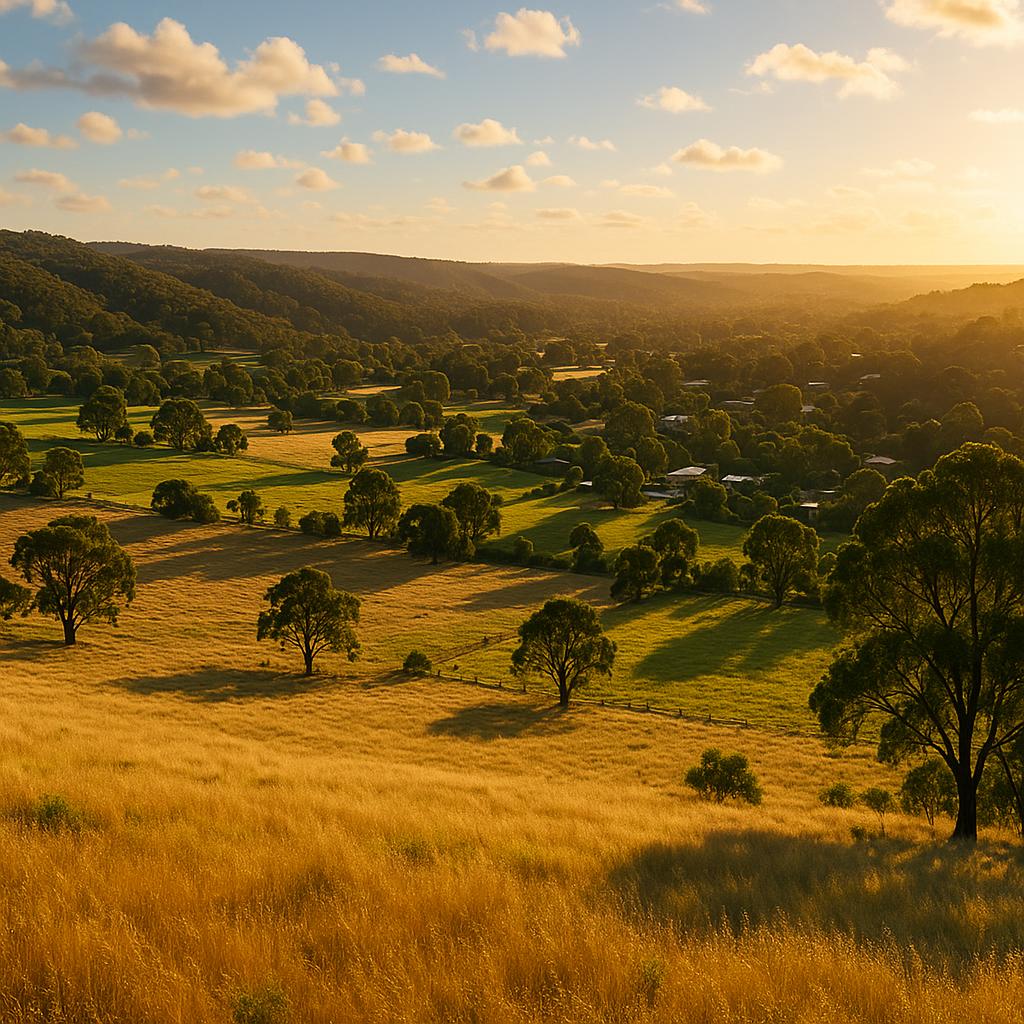Beautiful view of Coromandel Valley landscape