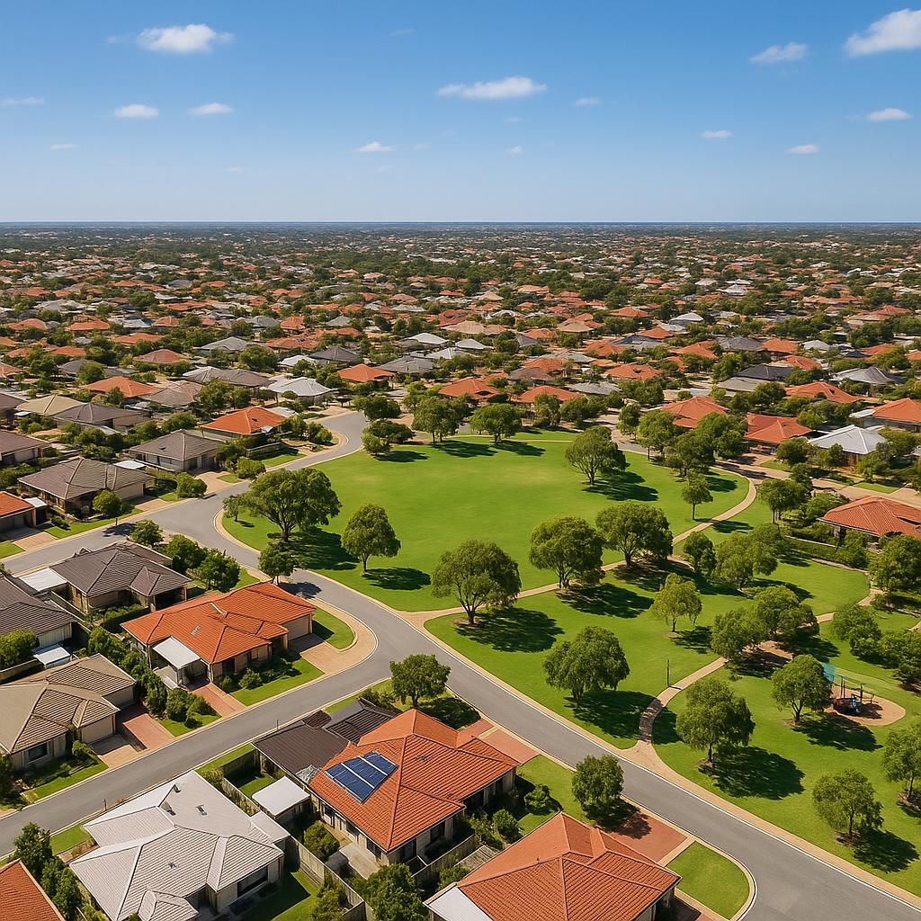 Residential view of Currambine showcasing community amenities